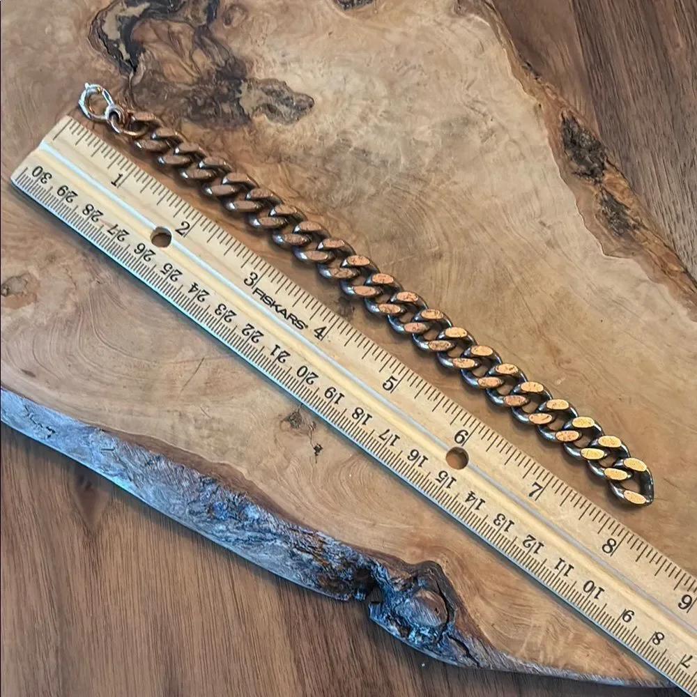 Chunky Copper Chain Link Bracelet